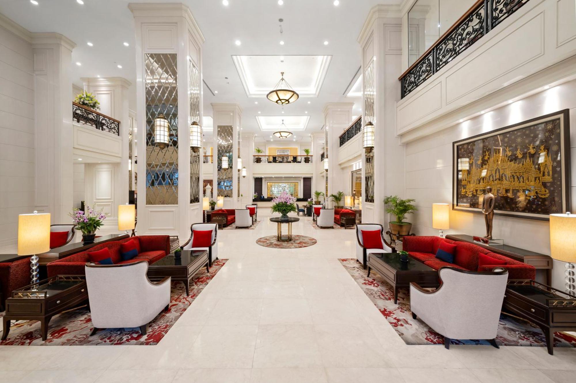 Grande Centre Point Hotel Ratchadamri Bangkok Exterior foto Lobby
